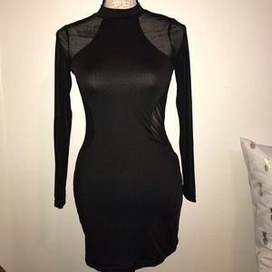 White see-through back dress 👗